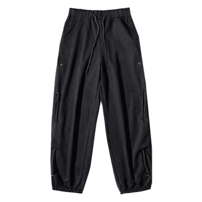 saferido Casual Ruffian handsome men's pants fashion pants spring and autumn straight tube loose work pants trend versatile Multi Pocket