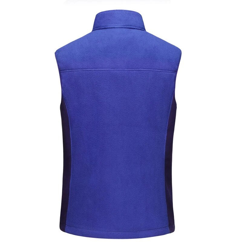 Winter Mens Fleece Vests Male Thick Warm Waistcoats Casual Outwear Thermal Softshell Vests Man Sleeveless Jacket Clothing