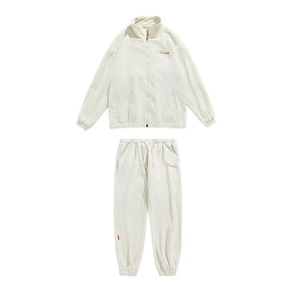 Spring and  Autumn New Fleece Knitted Coat Men's Loose Couple Suit Versatile High Street Style