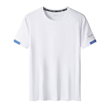 Quick Dry Sport T Shirt Men'S  Short Sleeves Summer Casual White Plus OverSize 6XL 7XL 8XL 9XL Top Tees GYM Tshirt Clothes