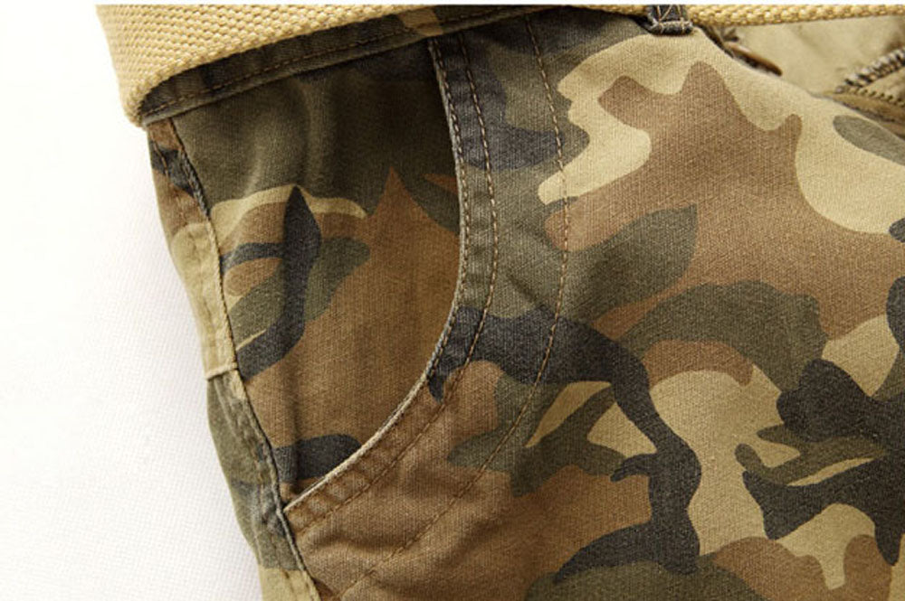 Men Cargo Pants High Quality Casual Long Trousers Loose Multi Pocket Camouflage Military Pants Men's street Joggers Plus Size 44