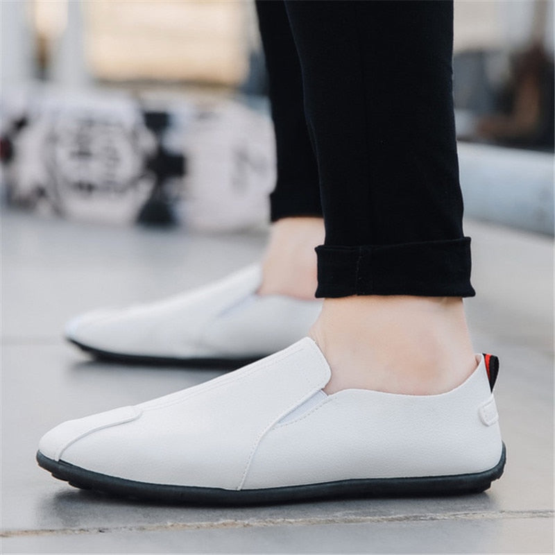 saferido Men Loafers Shoes Spring Fashion Boat Footwear Man Brand Leather Moccasins Men'S Shoes Men Comfy Drive Men's Casual Shoes