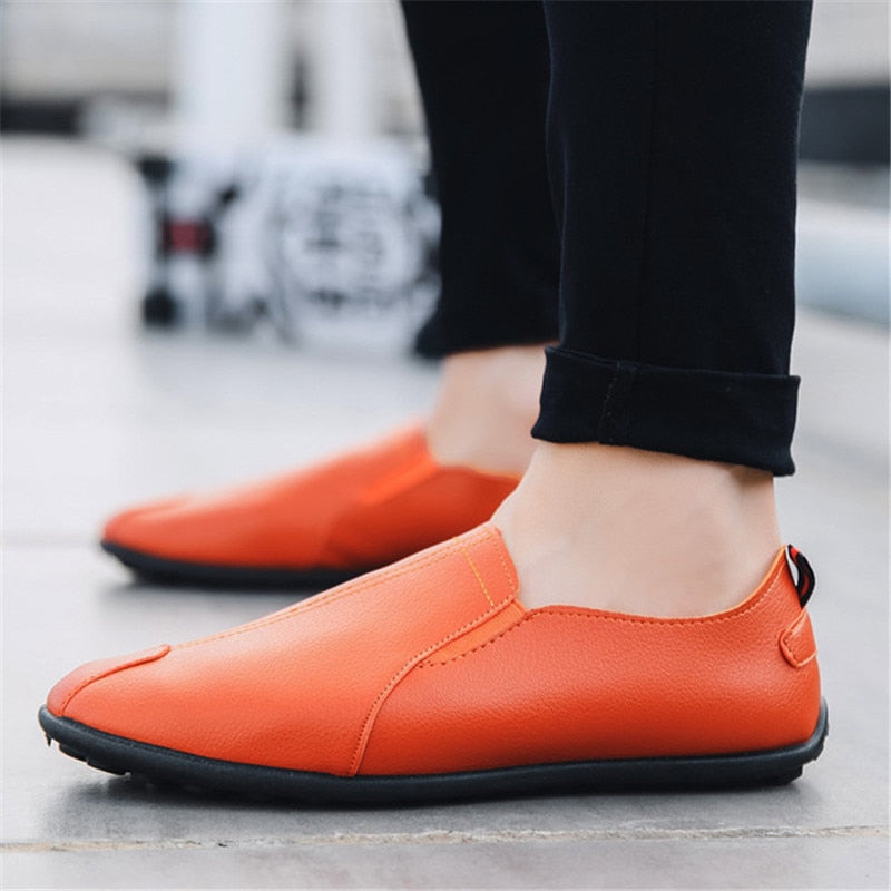 saferido Men Loafers Shoes Spring Fashion Boat Footwear Man Brand Leather Moccasins Men'S Shoes Men Comfy Drive Men's Casual Shoes