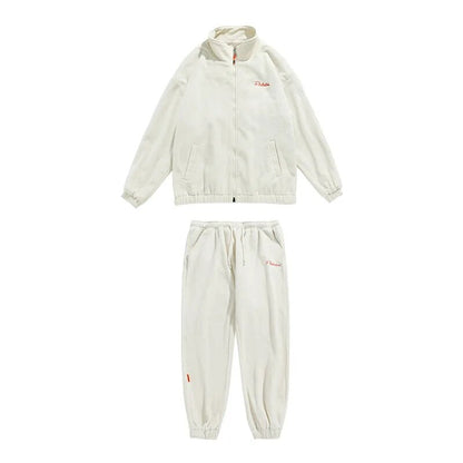 Spring and  Autumn New Fleece Knitted Coat Men's Loose Couple Suit Versatile High Street Style
