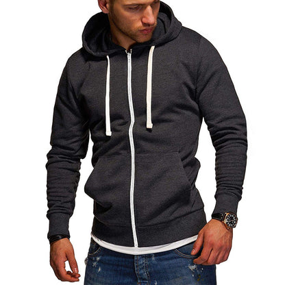 Fashion Men Hooded Sweatshirt Men Soft Oversized Hoodie Light Plate Long Sleeve Solid Male Hoodies