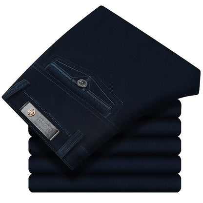 Corduroy pants loose middle-aged joggers middle-aged men dad installed in autumn and winter men's casual Trousers for men