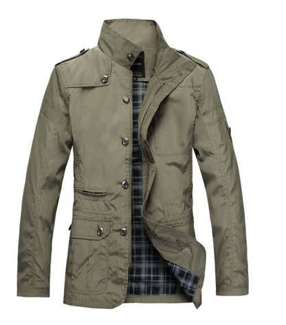 Winter Men Jackets and Coats Leisure Windproof Thick Warm Jacket Men's Long Trench Coat Parka Clothing