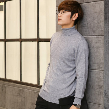 Men's Sweaters Cashmere Blend Knitting V-neck Pullovers Hot Sale Spring&Winter Male Wool Knitwear High Quality jumpers Clothes