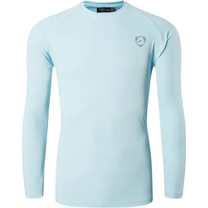 Jeansian Men's UPF 50+ UV Sun Protection Outdoor Long Sleeve Tee Shirt Tshirt T-Shirt Beach Summer LA245 White