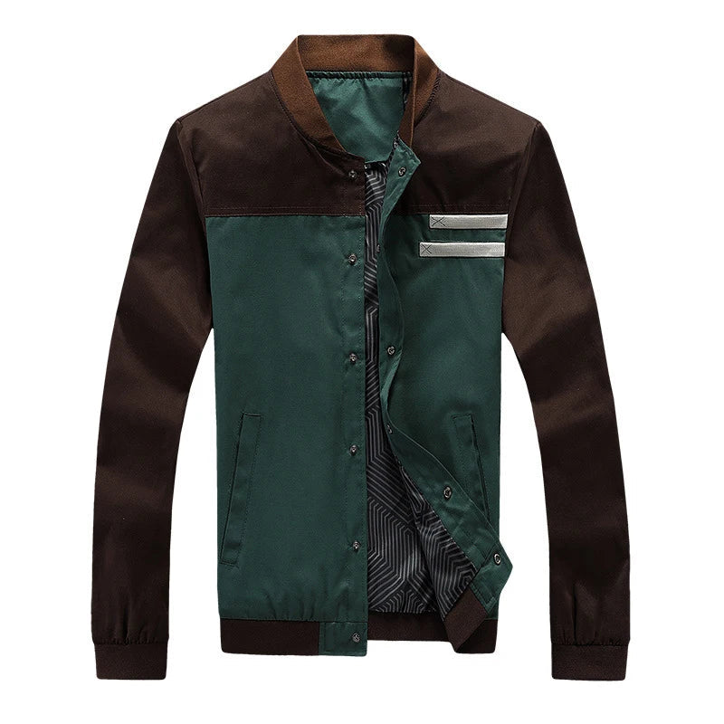 New Autumn Mens Bomber Jacket Fashion Male Streetwear Hip Hop Slim Pilot Coats Men Baseball Windbreaker Clothing 5XL