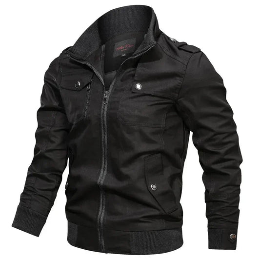Autumn Mens Bomber Jackets Casual Male Army Military Jackets Mens Cotton Slim Outwear Windbreaker Baseball Coats Clothing