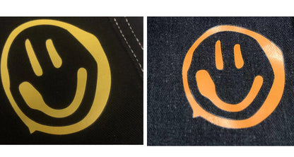 Black Jeans for Men Colorful Smiley Print Straight Leg Denim Pants Teen Hip Hop Clothes Male Baggy Trousers Oversized Streetwear
