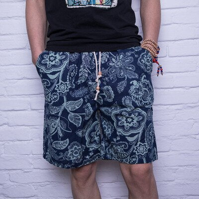 Casual Shorts Men Summer Cotton Linen Fashion Male Shorts Loose Quick Dry Mens Short Pants Streetwear High Quality Man Shorts