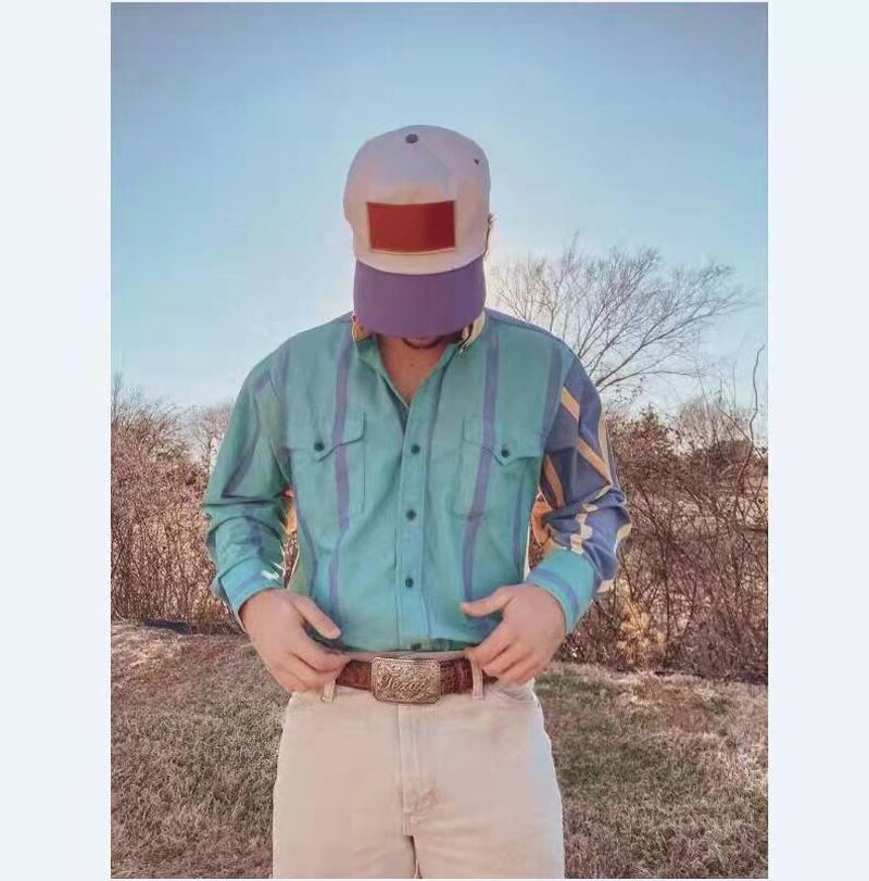 Men Long Sleeve Color Striped Shirt Dress Fashion Loose Button Shirts Turn-down Collar Blouse Men Hip-hop Streetwear Camisas