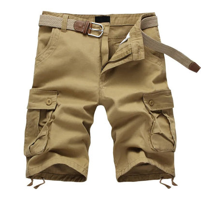 Men Shorts Fashion Plaid Beach Shorts Mens Casual Camo Camouflage Shorts Military Short Pants Male Bermuda Cargo Overalls