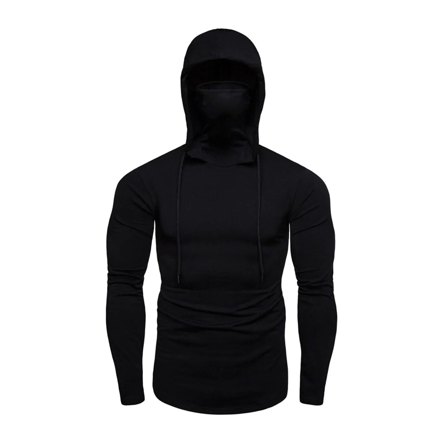 New Men Solid Black Gray Hoodie Long Sleeve Hooded Sweatshirt For Man Sports Fitness Gym Running Casual Pullover Tops