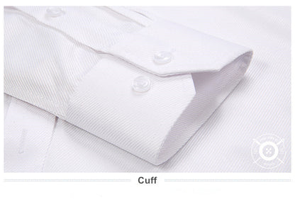 Classic Style Men's Solid Shirts Long Sleeve Men's Casual Shirts Comfortable Breathable Men's Office-wear Clothing