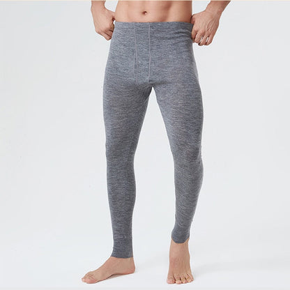100% Merino Wool Men's Long Johns thermal Underwear Pants Baselayer Merino Wool Bottom Thermal Warm