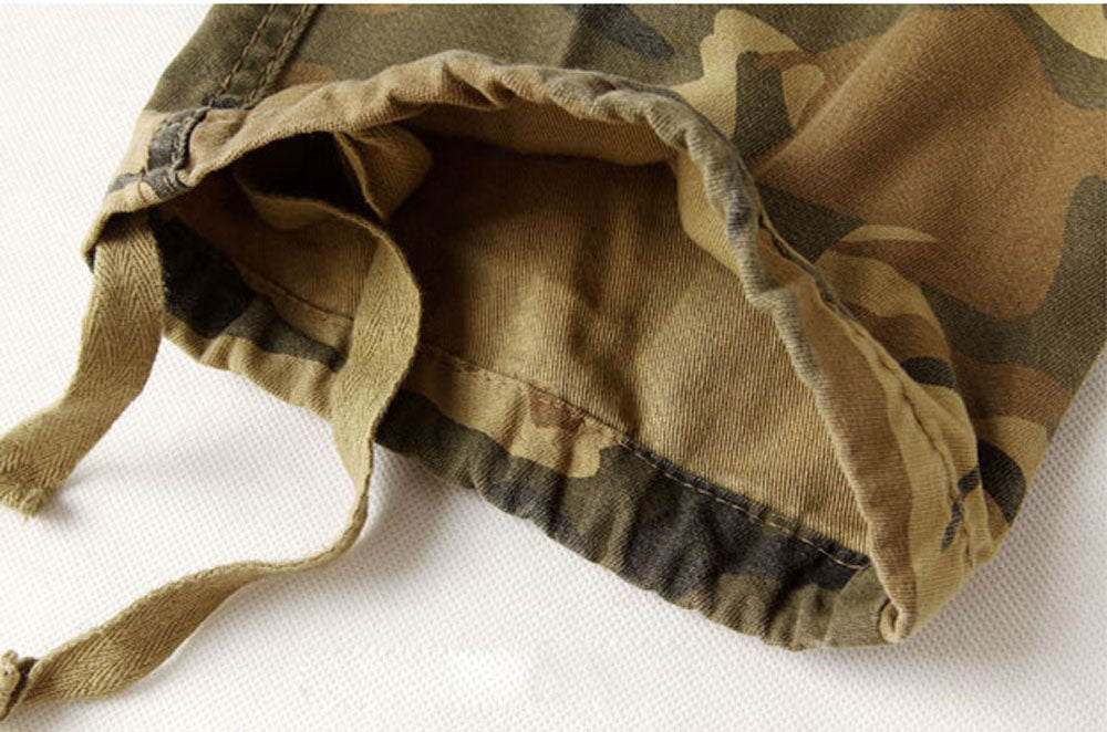 Men Cargo Pants High Quality Casual Long Trousers Loose Multi Pocket Camouflage Military Pants Men's street Joggers Plus Size 44