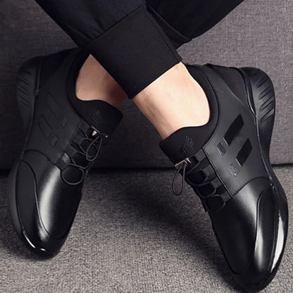 saferido Mens Sneakers New Rubber Shoes Height Increase 6Cm 8Cm Running Gym Males Breathable Casual Shoes Lightweight Sports for Men
