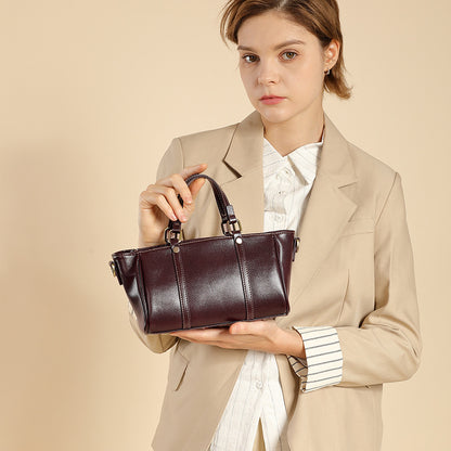 Tote bag women's bag popular new leather handbag women's autumn and winter light luxury women's bag high-end shoulder messenger bag