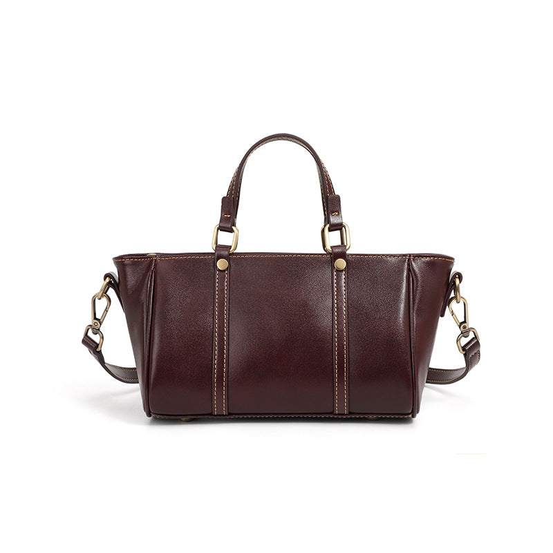 Tote bag women's bag popular new leather handbag women's autumn and winter light luxury women's bag high-end shoulder messenger bag