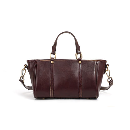 Tote bag women's bag popular new leather handbag women's autumn and winter light luxury women's bag high-end shoulder messenger bag