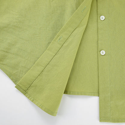 2025 Popular,   New new summer green temperament commuting loose casual fashion shorts long-sleeved suit women
