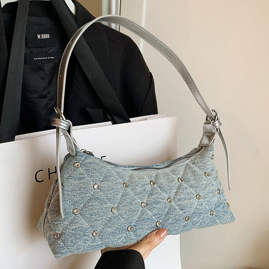 SAFERIDO 2025 Underarm bag women's popular new  design sense niche high sense Popular style women shoulder crossbody baguette bag