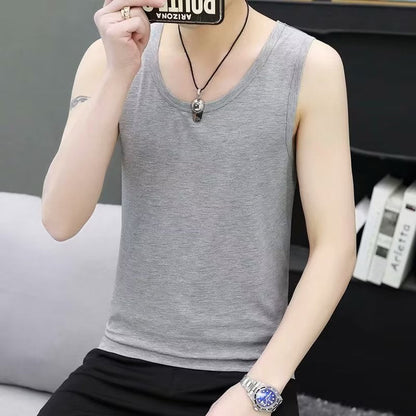 saferido frat boy outfit Summer American-Style Lightweight Sports Fitness Thick Thread I-Shaped Vest Men's Running Training Stretch Slim Fit Sweat-Absorbent Breathable