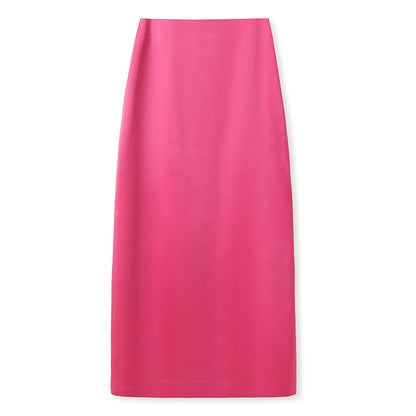New Chinese style light luxury stand-up collar bead embroidery sleeveless sequins loose shirt vest long skirt set MZ055