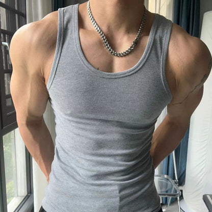 saferido frat boy outfit Summer American-Style Lightweight Sports Fitness Thick Thread I-Shaped Vest Men's Running Training Stretch Slim Fit Sweat-Absorbent Breathable