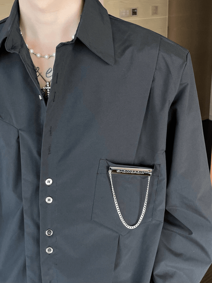 saferido [CUIBUJU] long-sleeved loose Korean version shirt na794