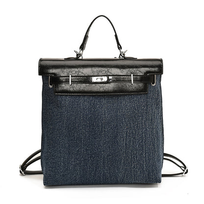 SAFERIDO 2025 Vintage college style backpack women's niche popular new fashion advanced texture student schoolbag small backpack