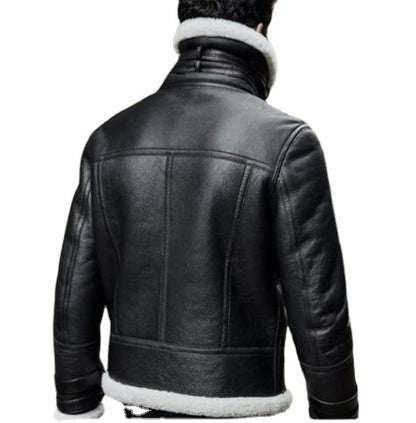 2025 New autumn and winter wish independent station dedicated to leather plush integrated leather buckle zipper digging bag locomotive jacket 6532