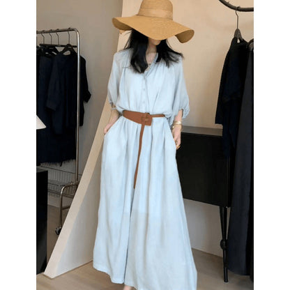 2025 Korean Oriental Beauty, a skirt with strong plasticity and beauty out of the circle, showing thinness and covering the meat holiday style