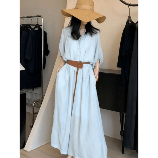 2025 Korean Oriental Beauty, a skirt with strong plasticity and beauty out of the circle, showing thinness and covering the meat holiday style
