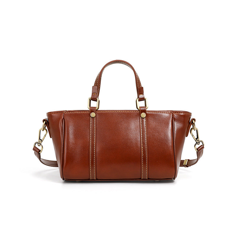 Tote bag women's bag popular new leather handbag women's autumn and winter light luxury women's bag high-end shoulder messenger bag