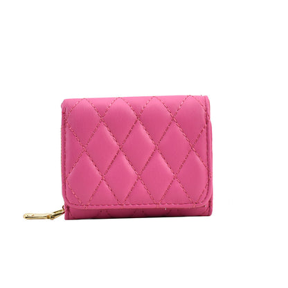 2025 2025 Korean version of the new wallet, women's Xiaoxiangfeng embroidery thread, multi-card change bag, women's New wallet, money card integration