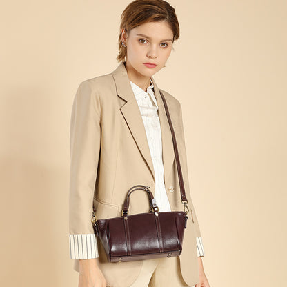 Tote bag women's bag popular new leather handbag women's autumn and winter light luxury women's bag high-end shoulder messenger bag