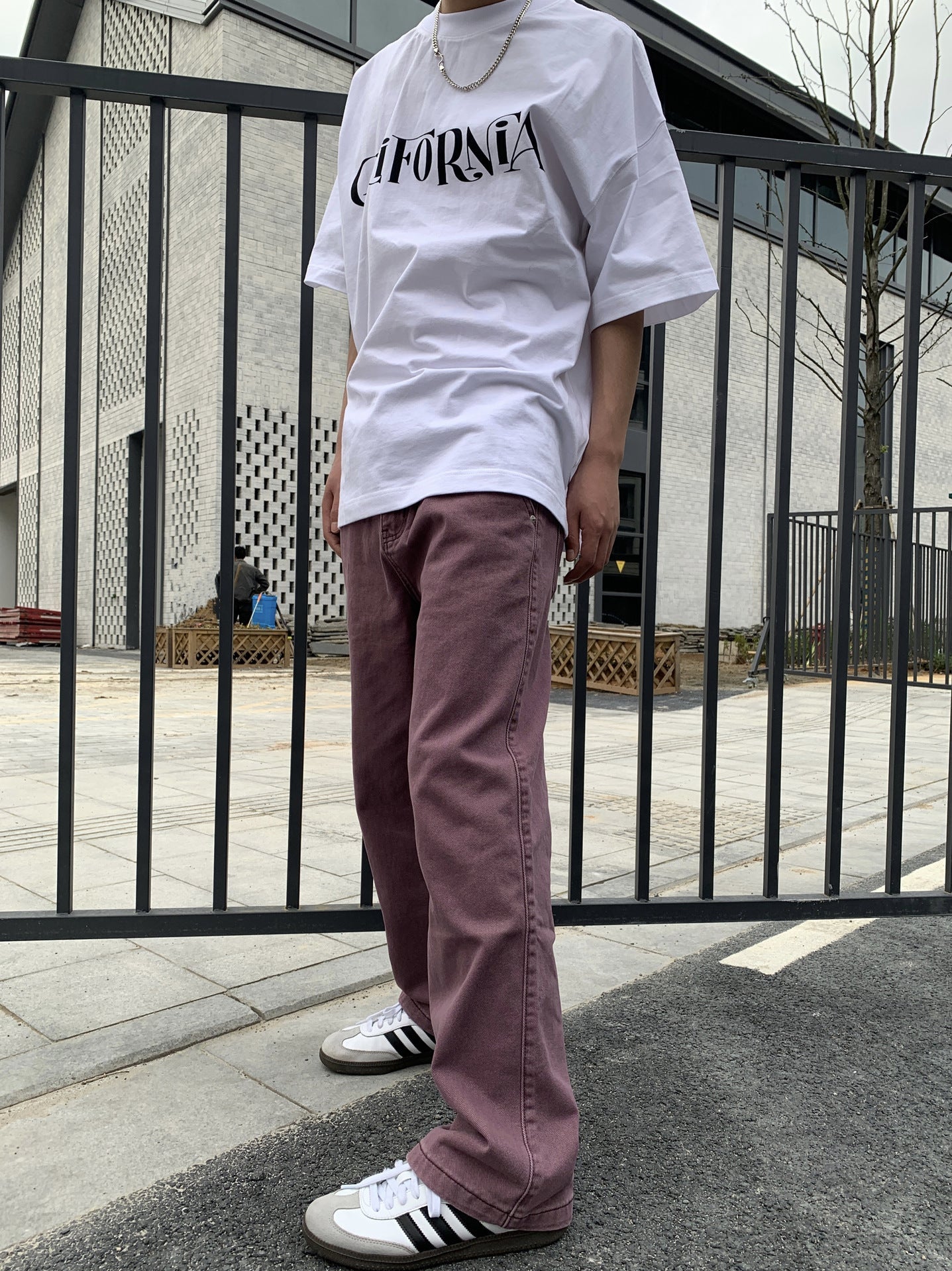 American high street niche hip-hop jeans men's summer new straight pants retro casual versatile pants