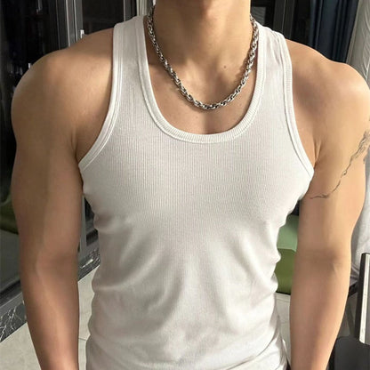 saferido frat boy outfit Summer American-Style Lightweight Sports Fitness Thick Thread I-Shaped Vest Men's Running Training Stretch Slim Fit Sweat-Absorbent Breathable
