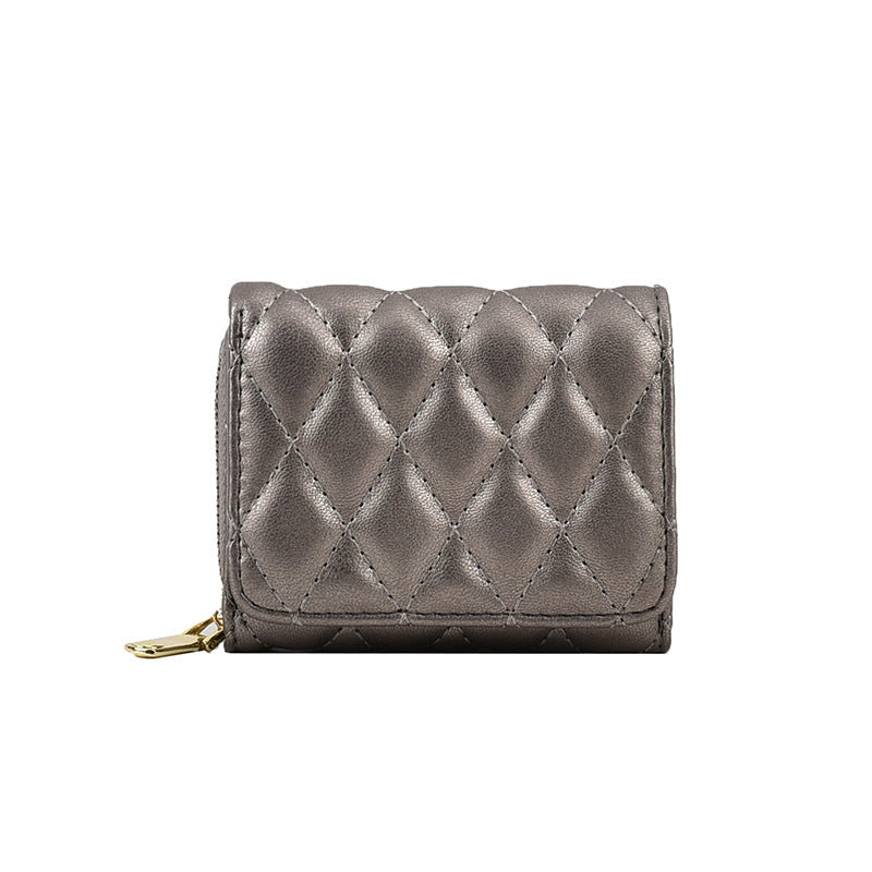 2025 2025 Korean version of the new wallet, women's Xiaoxiangfeng embroidery thread, multi-card change bag, women's New wallet, money card integration