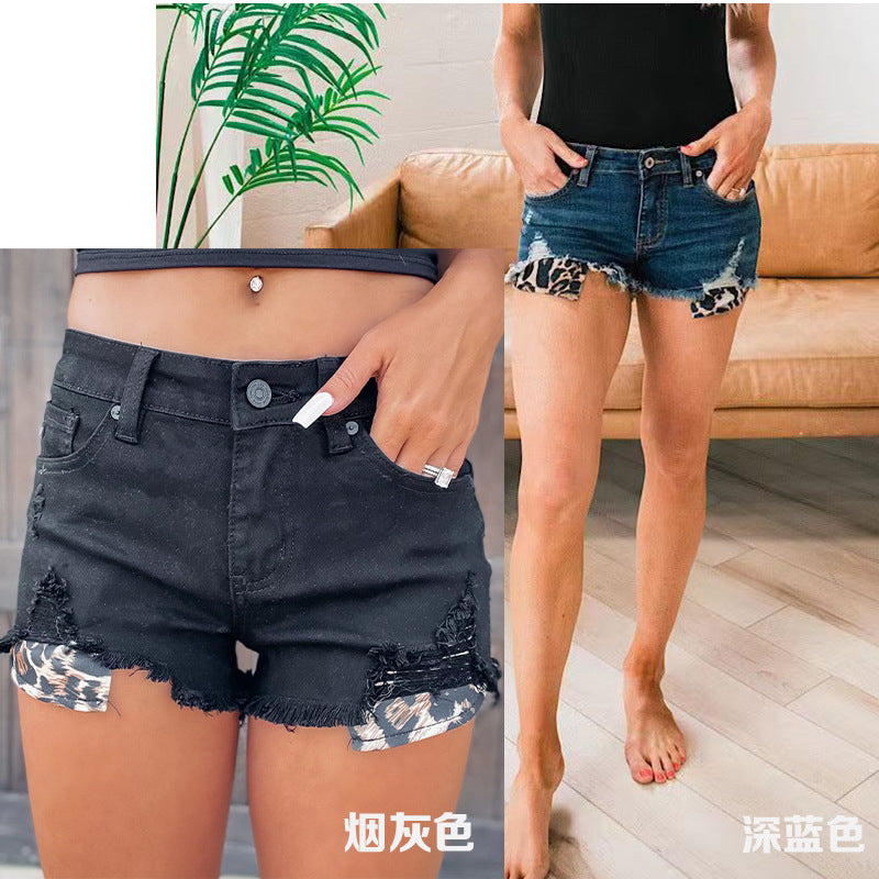 2025 New worn tassel denim shorts women's  style manufacturers wholesale