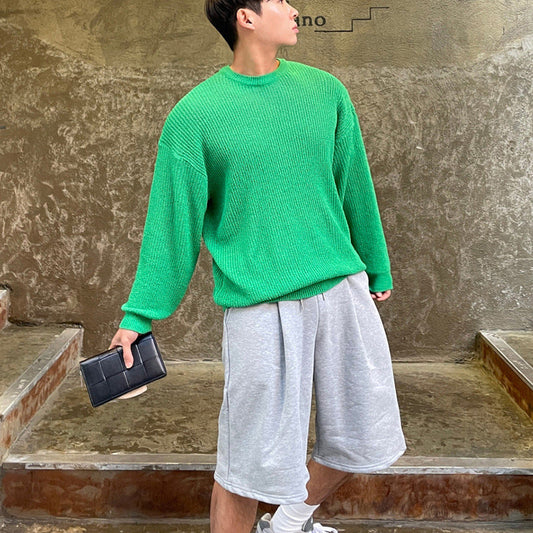 saferido 90s fashion men American Style Street Fitness Sports Loose Shorts Men's Casual Hip Hop Workout Bodybuilding Breathable Lace-up Shorts