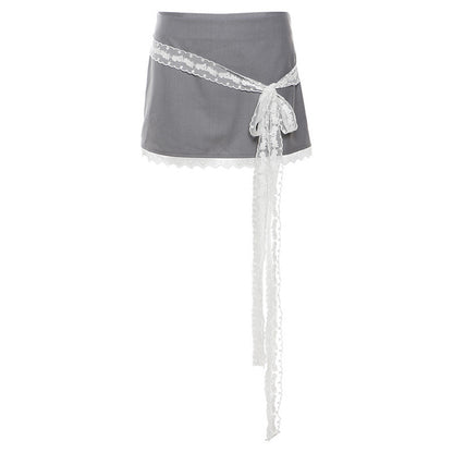 2023 new summer New 2025 style sexy babes personality niche street slim short skirt