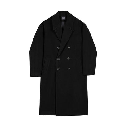 saferido      -shop boy outfits Myq Woolen Coat Men's Mid-Length Autumn and Winter Korean Style Loose High-Grade Thickened Trench Coat Woolen Coat