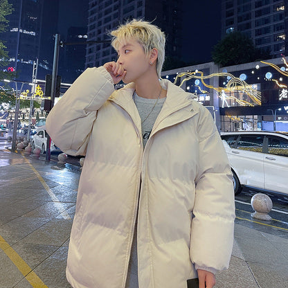 saferido men winter outfits American Cotton-Padded Coat Men's Autumn and Winter 2024 New Men's Cotton-Padded Coat Workwear Couple Bread Coat Fashion