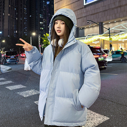 saferido men winter outfits American Cotton-Padded Coat Men's Autumn and Winter 2024 New Men's Cotton-Padded Coat Workwear Couple Bread Coat Fashion