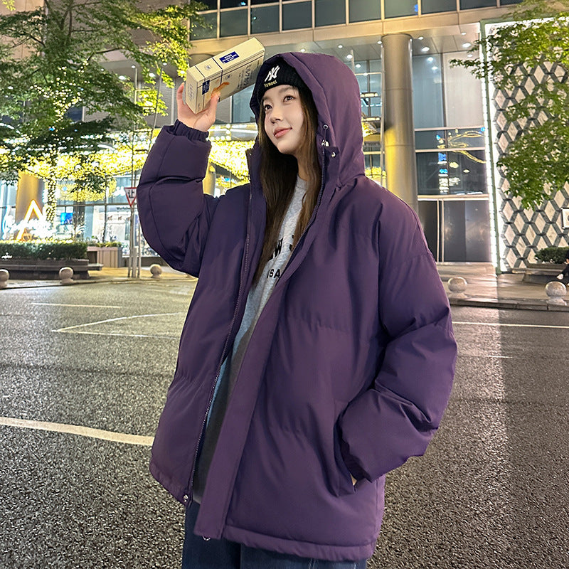 saferido men winter outfits American Cotton-Padded Coat Men's Autumn and Winter 2024 New Men's Cotton-Padded Coat Workwear Couple Bread Coat Fashion
